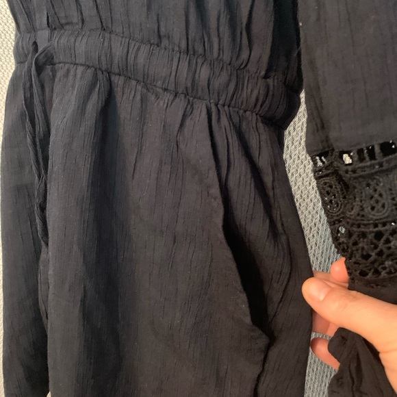 New! Ann Taylor LOFT Beach Romper Navy Blue Size Small Retail $69 - Picture 3 of 10